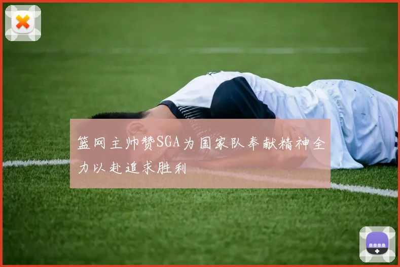 篮网主帅赞SGA为国家队奉献精神全力以赴追求胜利